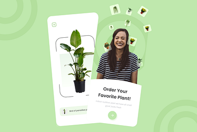 Plant Shop - App design app branding design designers growingplant plant plantapp popular shot trendy ui uidesign uidesing uiux ux uxdesign