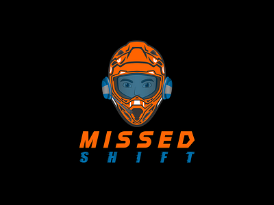 MISSED SHIFT (Flat Design) branding design illustration logo logo design vector