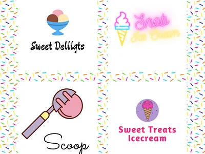 Day 27 of #dailylogochallenge canva dailylogochallenge day27 design icecream logo logodesign