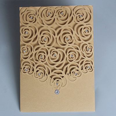 Give Precision to Your Wedding with Our Laser Cut Wedding Invita wedding invitation