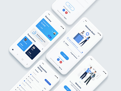 Banking app Design bankingapp branding clean ui cool design cooldesign daily 100 challenge dailychallenge dailyui dailywebdesign uxdesign webdesign