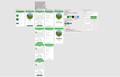 Gardenia WireFrame, Pattern Library, and Style Guide app design figma figmadesign pattern library prototype style guide ui ux wireframe