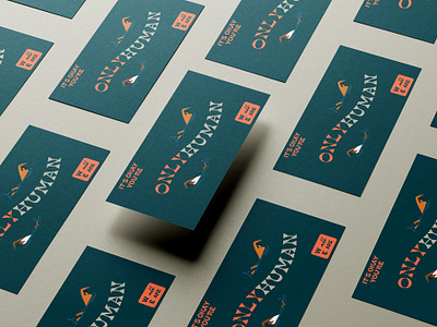Only Human - Brand Concept branding design illustration logo mockup typography