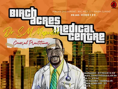 Dr Mapodile Signage1 branding