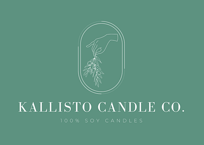 Kallisto Candle Co. Logo brand identity branding candle logo ecommerce logo design logo design branding logo designer