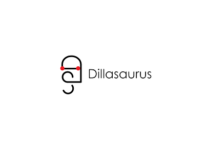 Dillasaurus adobe adobe illustrator art branding design flat graphic design icon logo minimal vector