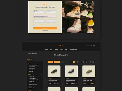 ARITA | UI Design adobe xd branding design designs illustration typography ui ui ux ui design uidesign uiux ux web web design webdesign website website design xd