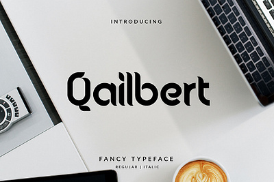 Qailbert Elegant Font branding design font hand lettering handlettering illustration layout lettering typography vector