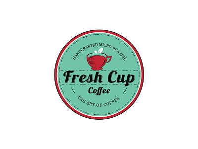 My Latest Project Fresh Cup Coffee logo design branding coffee coffee bean coffee cup coffee house coffee logo coffee logo design coffee shop cupcakes cups fresh colors fresh design fresh logo freshworks illustration leaf logo leaflet design marketing