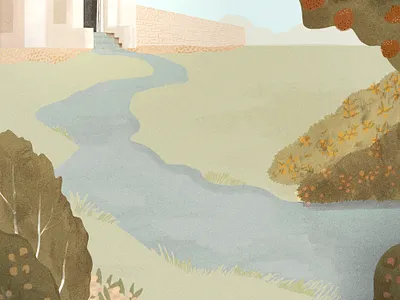 Ezekiel church church design design ezekiel illustration illustrator new jerusalem procreate sermon graphic sermon series temple