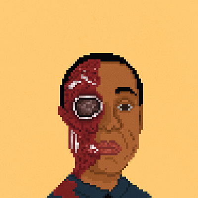 Gustavo Fring in Pixel Art 8bitart breakingbad characterdesign design gustavofring illustration pixel pixelart