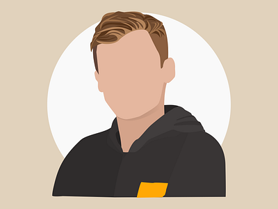 Podcast BAJT Potrait - Patrik flat illustration flatdesign illustration illustration art illustrator inkscape portrait