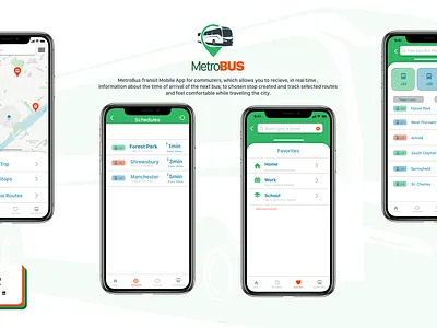 Metro Bus Transit App app figma map mobile transit map ui uidesign ux ux design
