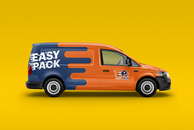 Easy Pack Branding brand branding carrier delivery service easy pack logo logotipos mexico paquetería