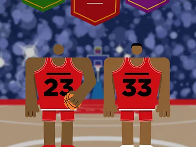 Da Bulls basketball bball character chicago chicago bulls explainer video illustration person