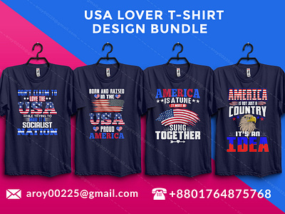 usa lover t-shirt design bundle america american americanlover americantshirt americatshirt branding design minimal t shirt t shirt design typography usa usalover usalovertshirt usatshirt