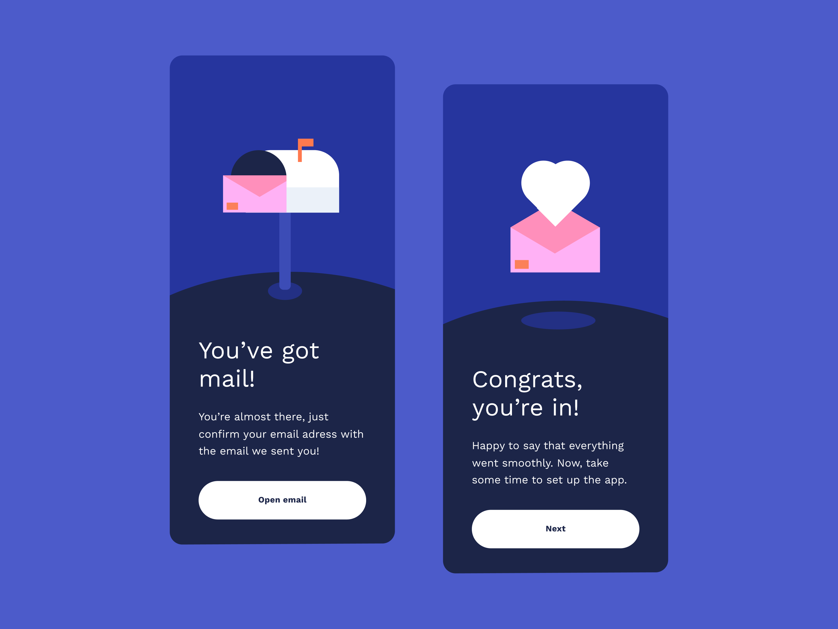 Example of Cormeum - Success screens