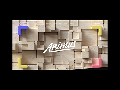 Animus Intro animation animus studios brand identity design branding design graphic design homepage illustration interactive design introduction motion design product design rogue studio typography ui ux web web design website