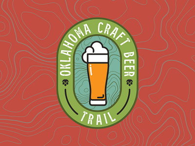 OKCBTV3 beer brand branding craft beer design illustration logo nature oklahoma trail vector