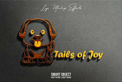 TAils of jooy design dog illustration illustrator logo logo design vector