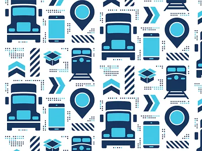 Event Pattern Design brand branding graphic design icon icon design illustration illustrator logistics pattern pattern design patterns technology train transportation truck vector