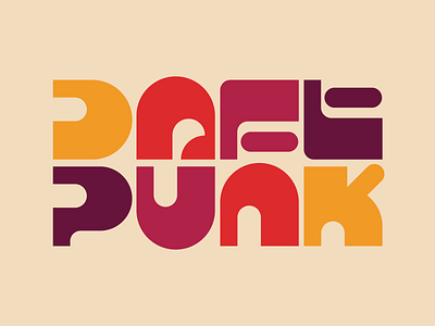 Daft Punk daftpunk design faelpt graphic design illustration instagram lettering letters type typedesign typography