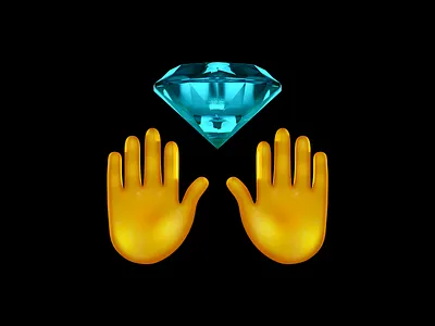 Diamond Hands diamond gamestop gme hands stocks stonks wallstreetbets