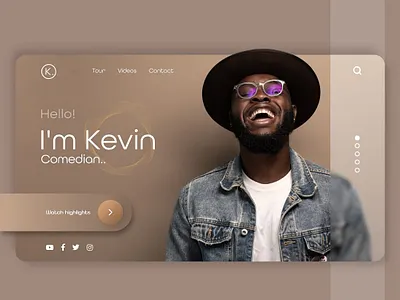 Idea for comedians branding design graphic design illustration ui ux web website