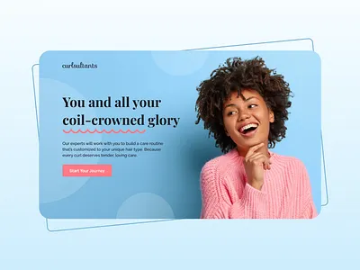 Landing Page african american black black hair black women daily ui dailyui dailyui 003 flat design flatdesign hair hair care hairstyle interface design landing landing page landing page design landingpage ui ui design user interface design