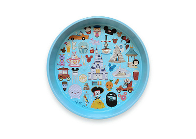 Disney x Jerrod Maruyama Serving Tray adobe illustrator character design cute disney disneyland illustration jerrod maruyama kawaii vector wonderground gallery