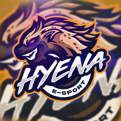 HYENA branding esport hyena logo mascot mascotlogo predator vector