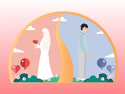 Manten.ind (design weeding) art design flat graphic design illustration illustrator vector web website