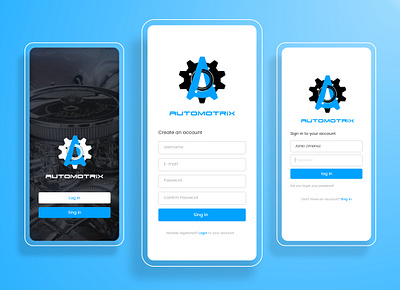 Automotriz illustration logo ui ux vector web website