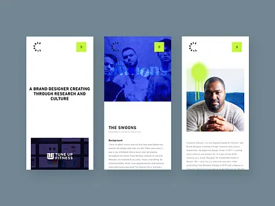 Personal Website — Mobile adobe xd branding mobile personal portfolio ui webflow website