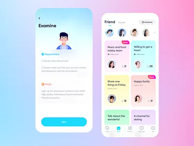 Friends room & user information page ui uidesign