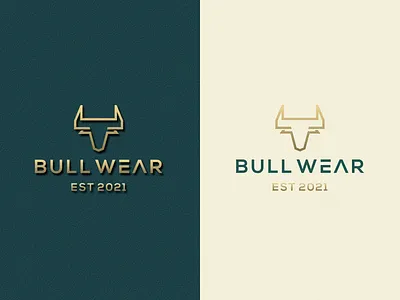 BULL WEAR artwork brand identity bull bulllogo busines card clothing coreldraw crfeative forsale graphich design grid gym logo sketch
