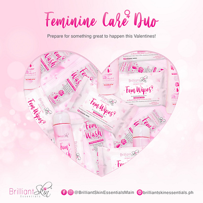 Social Media Advertisement (Feminine Care) [ ] graphic design advertisement advertising banner branding creative and design illustration poster product design social media design