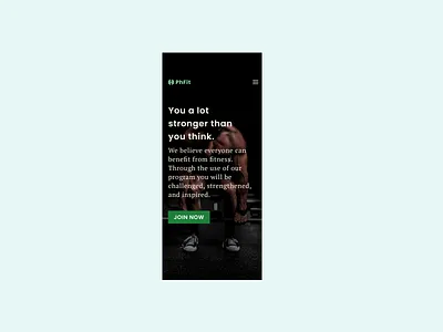 gym header design design ui