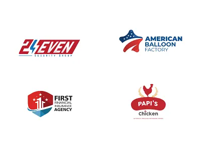 logo indentity adobe illustrator cc american flat design logo logodesign