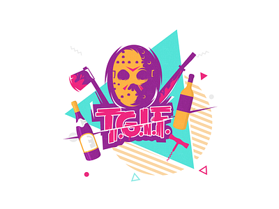 TGIF design illustration swizl tgif vector