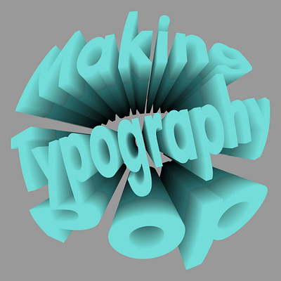 Type Pop 3d 3d art 3d type adobe illustrator illustration illustrator logo type typography vector