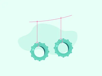 Challenge Course 2d challenge course design dribbble flat design illustration inspirations minimal shot vector