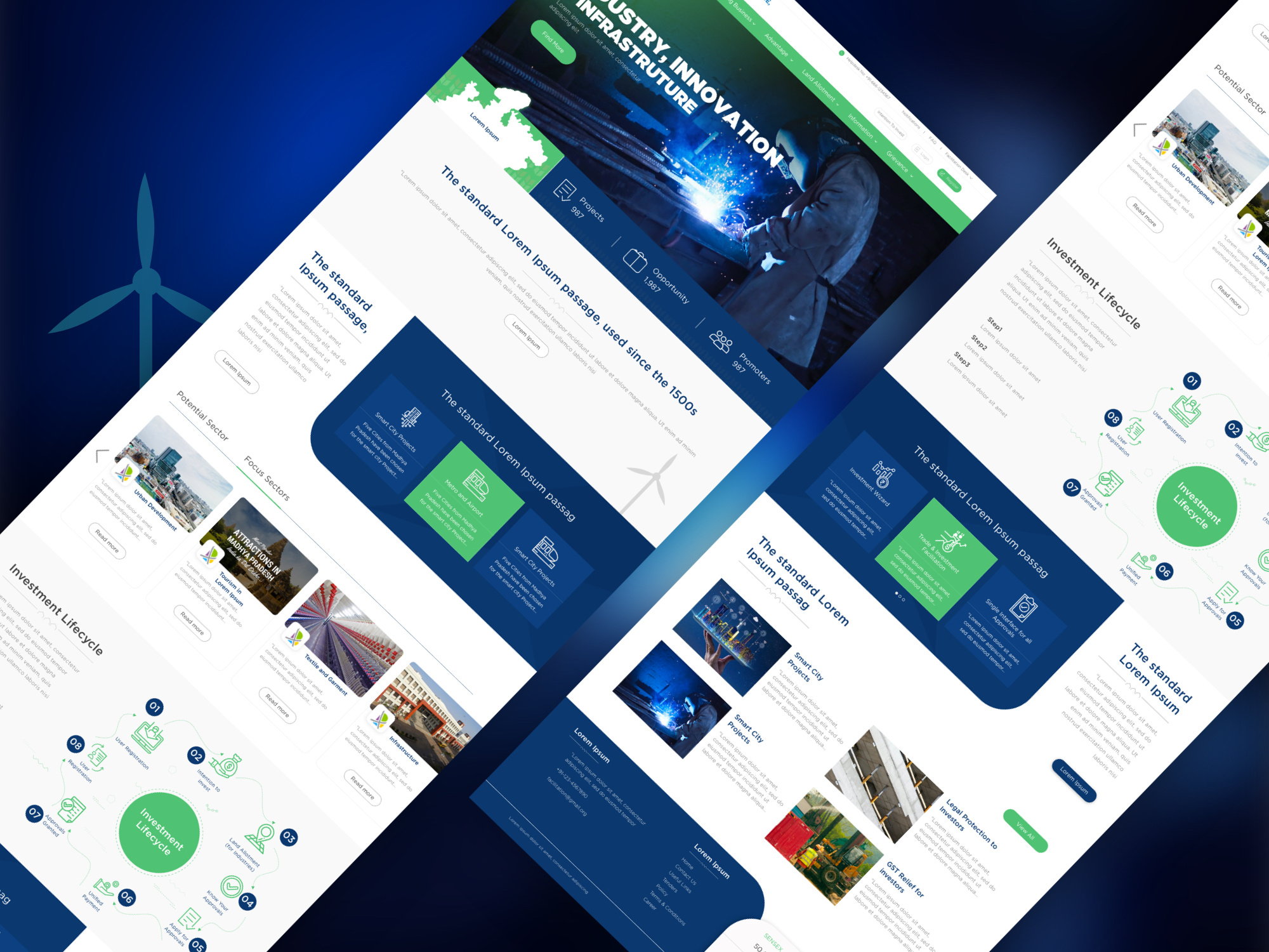 Example of Website Landing Page Design 