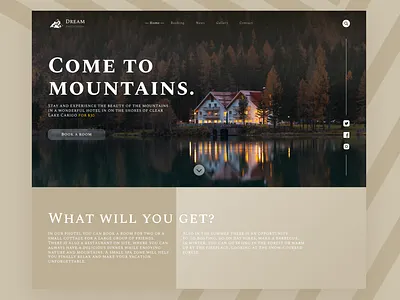 Shot for hotel art clean design logo minimal typography ui ux web website