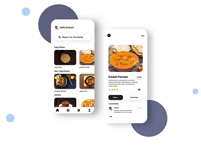 Recipe app ui app design app ui app uiux appui branding design designer typogaphy ui uidesign uidesigner uiux user experience ux uxdesign