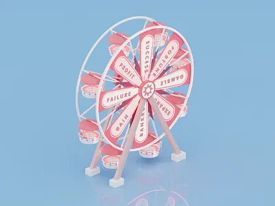 Wheel of Fortune 3d 3d art amusement park blender blender3d blendercycles c4d cinema4d design ferris wheel fortune illustration isometric isometric art octane octanerender render robot wheel of fortune