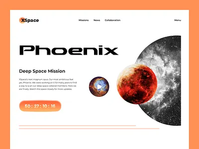 XSpace - Space Agency Website 2021 trend galaxies insterstellar mars minimal modern nasa planet rocket rockets rocketship space space agency space ship space shuttle space tech spaceman spacex tesla webdesign