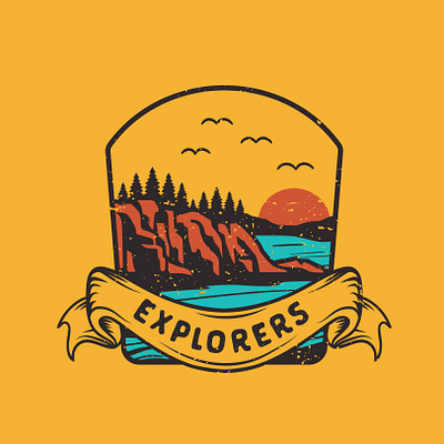 Explorers. Adventure/Outdoors Illustration adventure adventure logo adventure time adventurer adventures explorers illustration illustration design logo outdoor outdoor logo outdoors tee tee shirt tees teesdesign teeshirt tshirt tshirtdesign tshirts