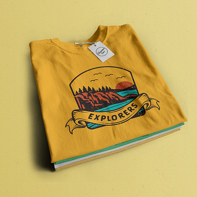 Explorers. Adventure/Outdoors Illustration adventure adventure logo adventures branding graphic design tee tees design teesdesign teeshirt teespring tshirt tshirt art tshirt design tshirtdesign tshirts tshirtshop tshirtslovers tshirtstore