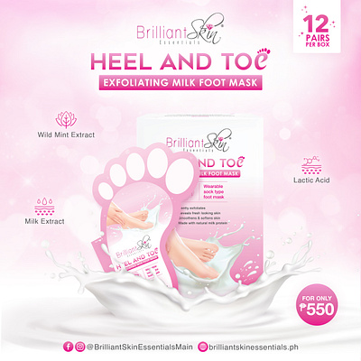 Social Media Advertisement (Heel and Toe) advertisement advertising banner branding creative and design graphic design illustration poster product design social media design